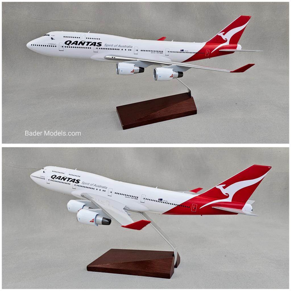 Qantas - B747-400 (Wunala) - (1:100)